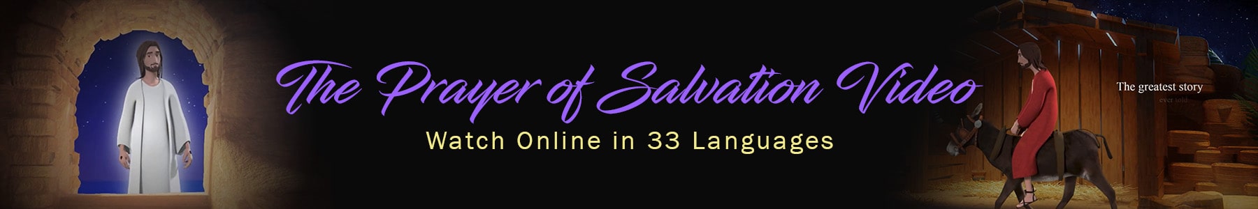 Prayer of Salvation in 33 Languages
